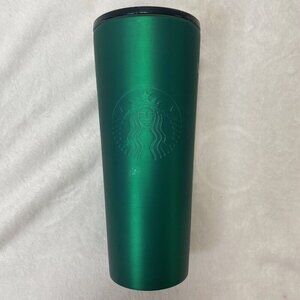 Starbucks Cold Cup Spring 2023 Green Soft Touch 24oz Stainless Steel Tumbler